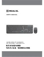 Real-El STANDARD 555 Kit WIRELESS User Manual предпросмотр