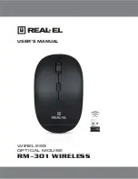 Preview for 1 page of Real-El WIRELESS RM-301 User Manual