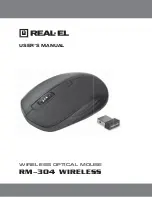 Предварительный просмотр 1 страницы Real-El WIRELESS RM-304 User Manual