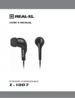 Real-El Z-1007 User Manual предпросмотр