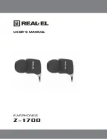 Real-El Z-1700 User Manual preview