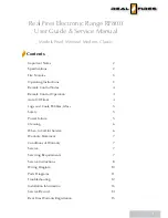 Preview for 3 page of Real Fires Flameboyant RF800 User Manual & Service Manual