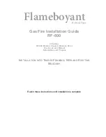 Preview for 1 page of Real Fires Flameboyant RF800EN Installation Manual