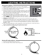 Preview for 10 page of Real Flame 1726LP Farmhouse Column Owner'S Manual