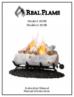 Real Flame 2610B Instruction Manual preview