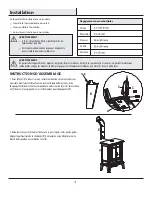 Preview for 21 page of Real Flame 5020E User Manual