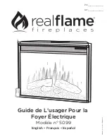 Preview for 10 page of Real Flame 5099 User Manual