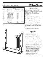 Preview for 3 page of Real Flame 7100-M - Metal Products Ashley Mahogany Gel Fuel Fireplace Instruction Manual