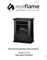 Preview for 1 page of Real Flame Barrington 3730 Assembly Instructions Manual