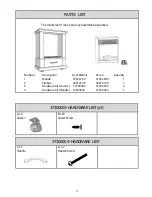 Preview for 3 page of Real Flame Barrington 3730 Assembly Instructions Manual