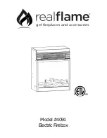 Preview for 6 page of Real Flame Barrington 3730 Assembly Instructions Manual