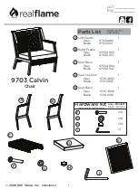 Предварительный просмотр 1 страницы Real Flame Calvin 9703 Manual