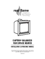 Real Flame Captiva 600 Installation & Operating Manual предпросмотр