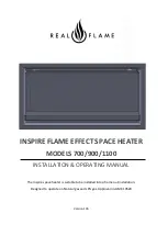 Предварительный просмотр 1 страницы Real Flame Captiva 900 Installation & Operating Manual