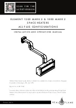 Real Flame Element 1200 MARK 2 Installation And Operation Manual предпросмотр