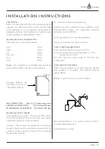 Preview for 27 page of Real Flame Element 1200 MARK 2 Installation And Operation Manual