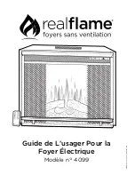 Preview for 10 page of Real Flame Firebox 4099 User Manual