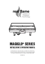 Preview for 1 page of Real Flame Magiglo 1000 Installation & Operating Manual