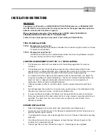 Preview for 5 page of Real Flame MAGIGLO 320 Installation & Operating Manual