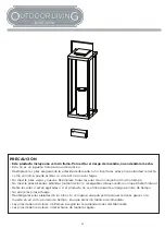 Предварительный просмотр 10 страницы Real Flame Outdoor Living 171 La Sal Manual