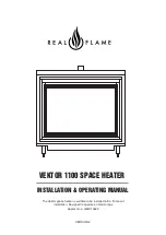 Real Flame VEKTOR 1100 Installation & Operating Manual preview