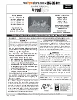 Preview for 1 page of Real Fyre G45-GL-16/19NA-SS Owner'S Manual