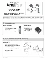 Real Fyre VR1 A Quick Start Manual предпросмотр