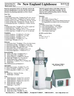 Предварительный просмотр 1 страницы Real Good Toys New England Lighthouse Instructions Manual