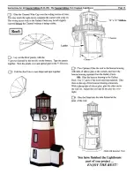 Предварительный просмотр 14 страницы Real Good Toys New England Lighthouse Instructions Manual