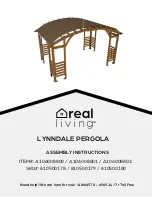 Предварительный просмотр 1 страницы real living 810500178 Assembly Instructions Manual