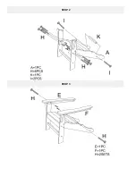 Preview for 4 page of real living Adirondack JK89002W Assembly Instruction