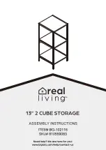 real living BG-102116 Assembly Instructions предпросмотр