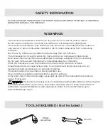 Preview for 2 page of real living FP-51106D Assembly Instruction Manual