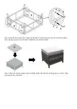 Preview for 5 page of real living OAKMONT 5PC ALL WEATHER WICKER SET GBO19-019-2 Assembly Instruction