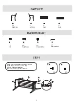 Preview for 3 page of real living SAVANNAH POLYWOOD SR-K-620PBD Assembly Instruction