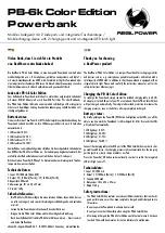 Preview for 1 page of Real Power PB-6k Quick Start Manual