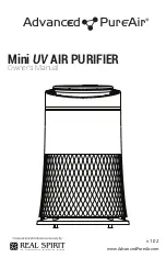 Preview for 1 page of Real Spirit Advanced Pure Air APA-5050 UV Owner'S Manual