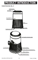 Предварительный просмотр 5 страницы Real Spirit Advanced Pure Air APA-5050 UV Owner'S Manual