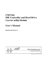 Preview for 1 page of Real Time Devices CMT106 User Manual