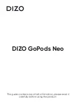 Realfit DIZO GoPods Neo DA2105 Manual preview