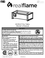 RealFlame 6330LP Owner'S Manual предпросмотр