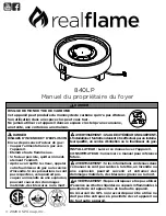 Предварительный просмотр 19 страницы RealFlame 840LP Owner'S Manual