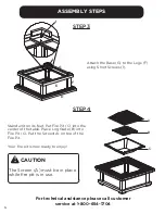 Предварительный просмотр 6 страницы RealFlame 910 Alderwood Assembly Instructions Manual