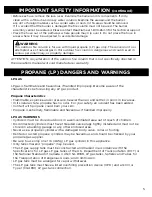 Preview for 5 page of RealFlame 9605 LP Owner'S Manual