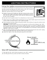 Preview for 10 page of RealFlame Aegean C9813LP Owner'S Manual