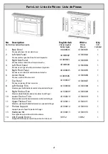 Preview for 2 page of RealFlame Alcott 4130E Mantel Assembly Instructions