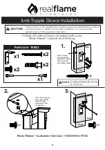 Preview for 9 page of RealFlame Alcott 4130E Mantel Assembly Instructions