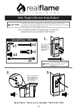 Preview for 10 page of RealFlame Alcott 4130E Mantel Assembly Instructions