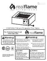 Предварительный просмотр 1 страницы RealFlame Bryon C12700LP Manual