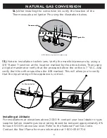 Preview for 9 page of RealFlame C820LP Manual